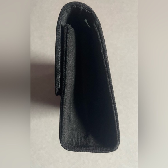 Vintage Handbags Ltd Of Canada Black Fabric Clutch Bag - Picture 2 of 15